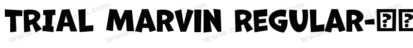 TRIAL Marvin Regular字体转换